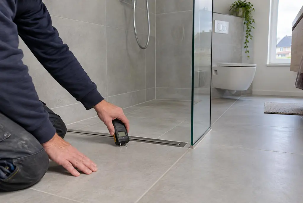 Lekdetectie Kampen – badkamer in een nieuwbouwwoning